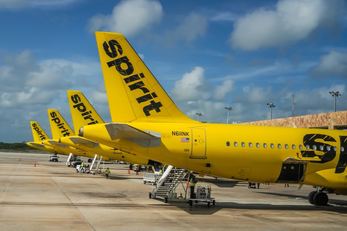 spirit airlines planes