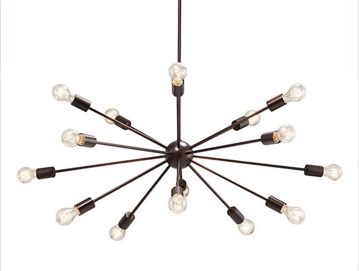 sputnik chandelier, old fashioned home design