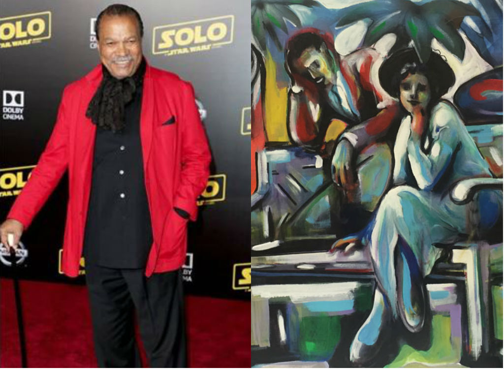 Billy Dee Williams painting