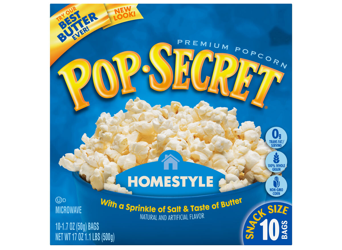 popsecret homestyle popcorn