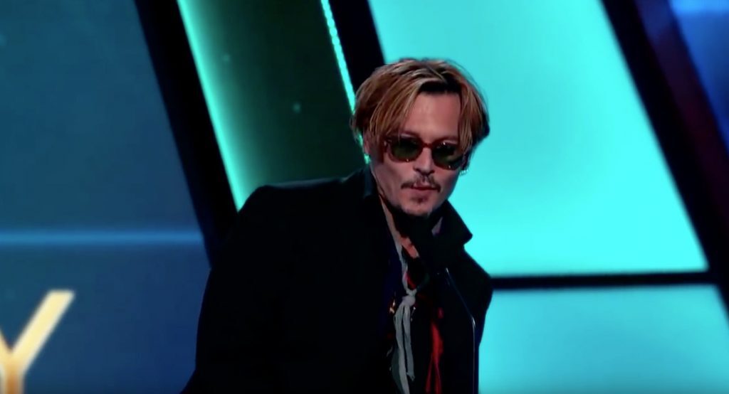 Johnny Depp Hollywood Film Awards celebrity awards