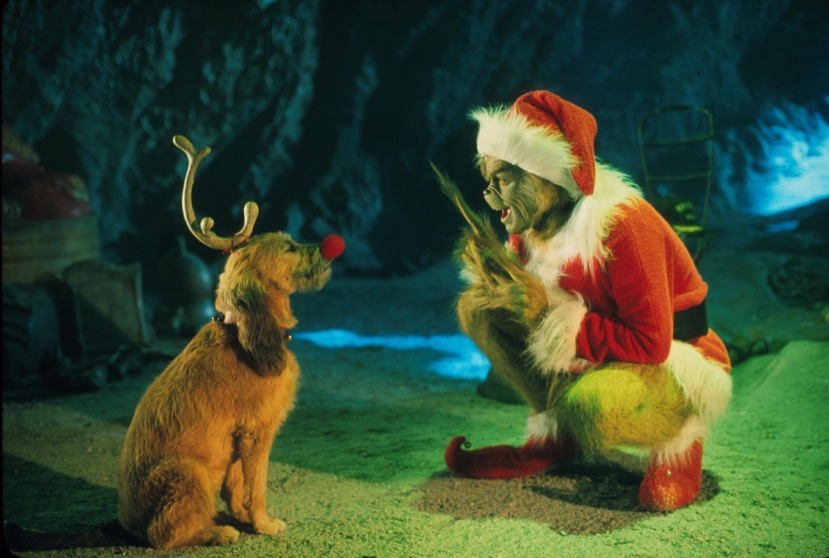 Jim Carrey in How The Grinch Stole Christmas