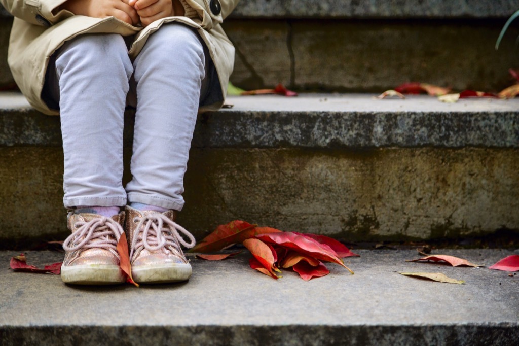 Little girl sitting Moms Should Never Say