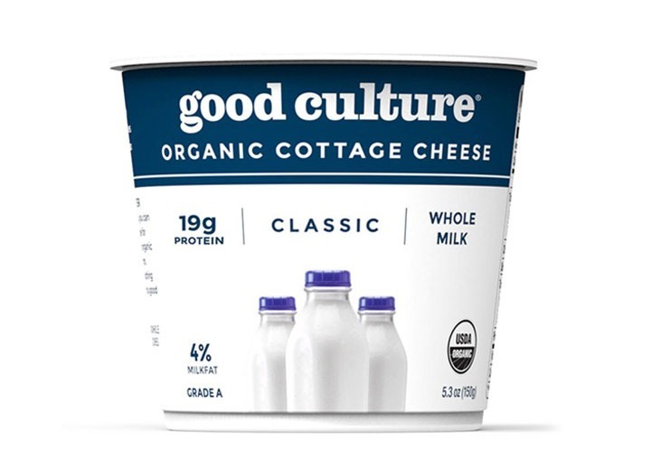 Good culture organic plain cottage cheese