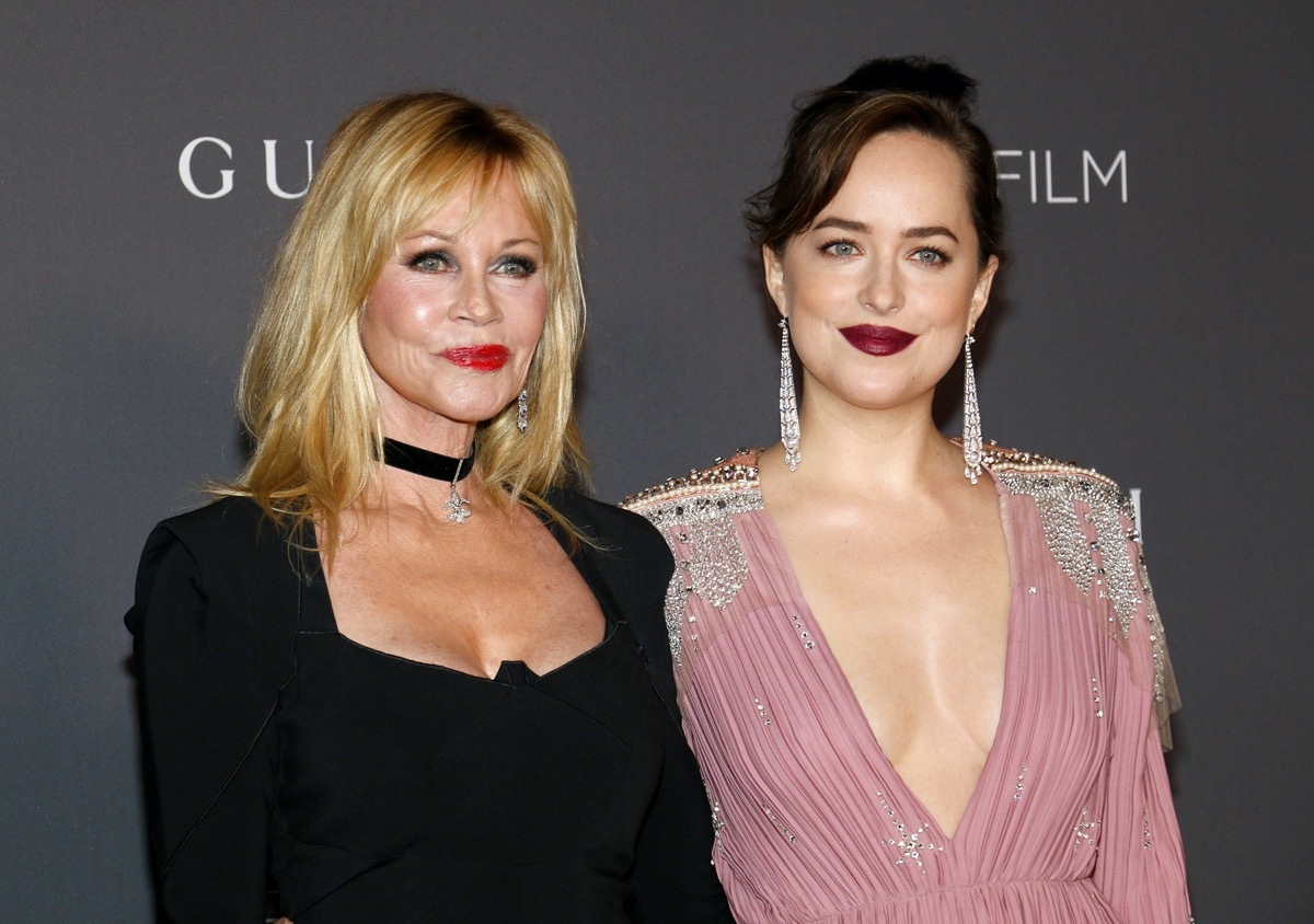 Melanie Griffith and Dakota Johnson