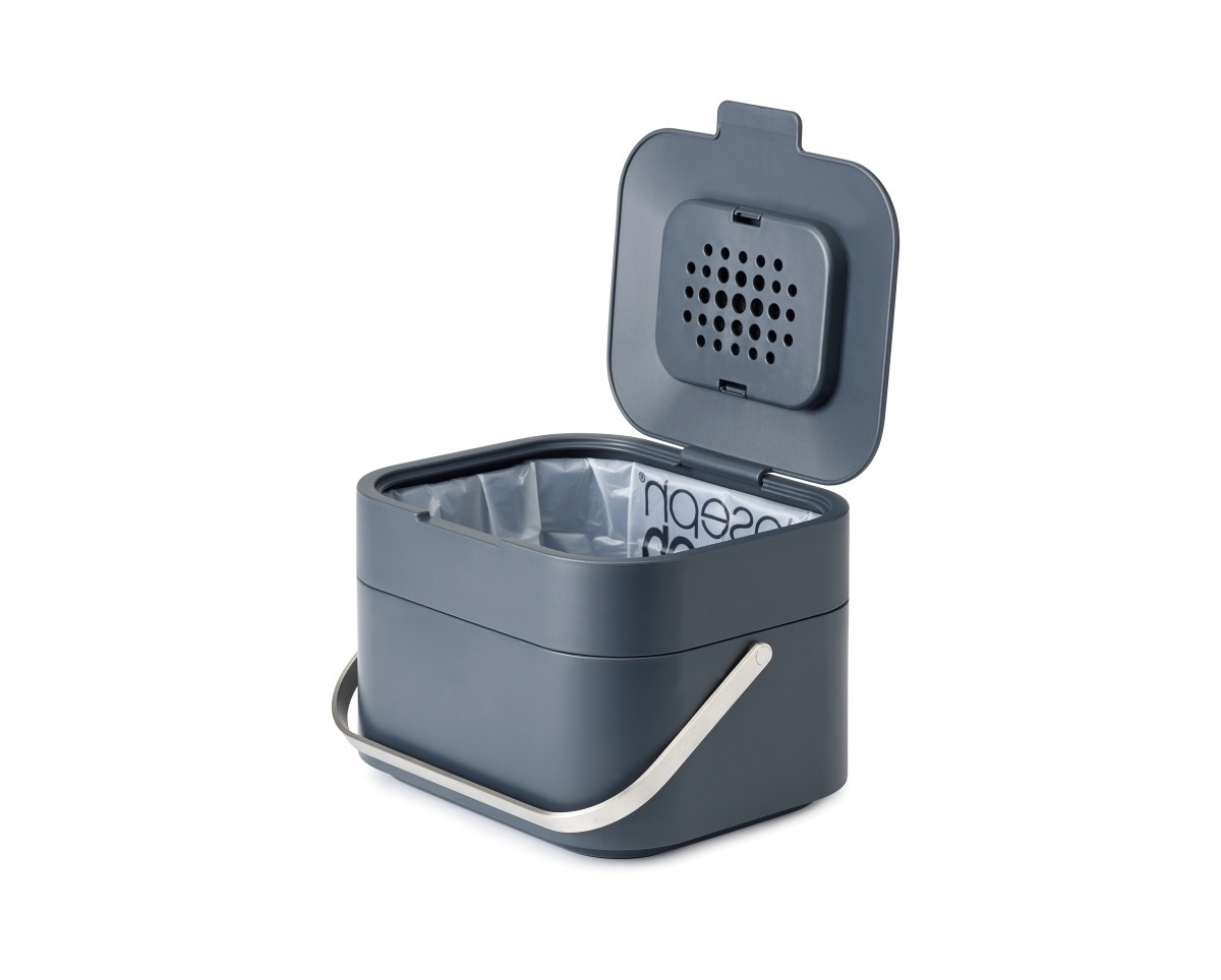 gray countertop composter