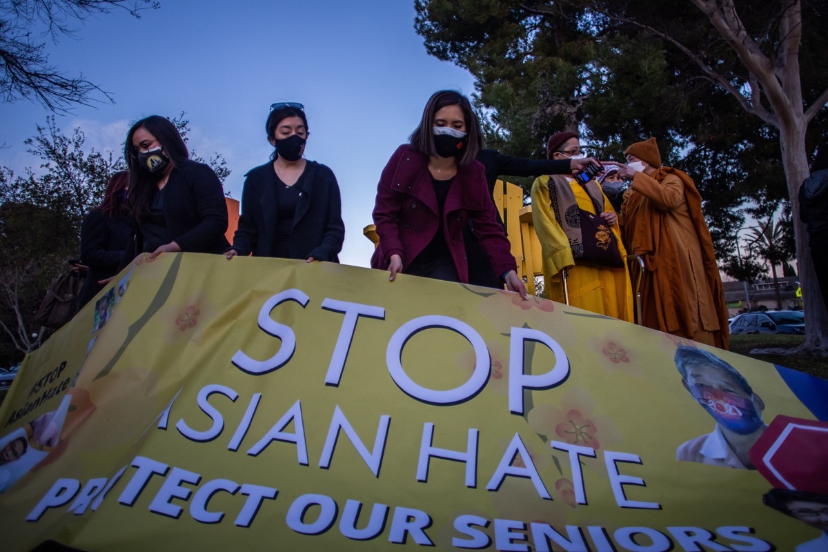 Candlelight vigil in California