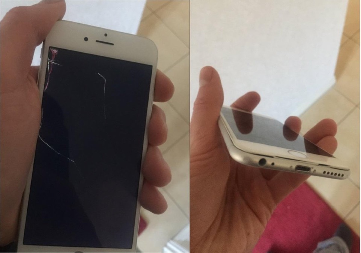 grandpa taking phone screen off with penknife grandparents failing at technology