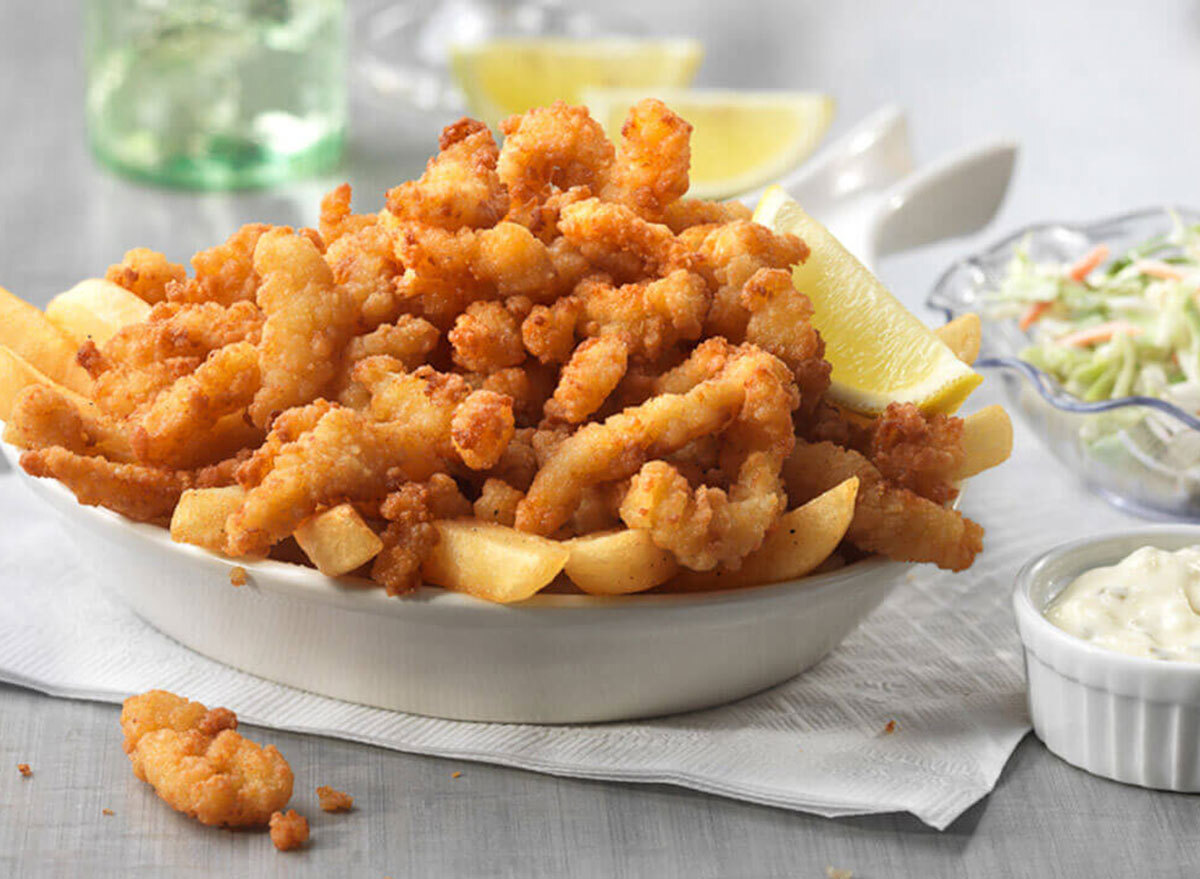 friendlys clam strips platter