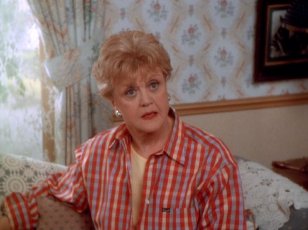 Angela Lansbury in Murder She Wrote