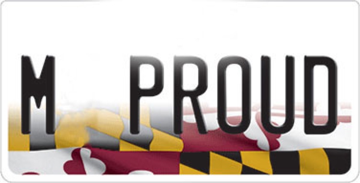 maryland license plate photoshopped