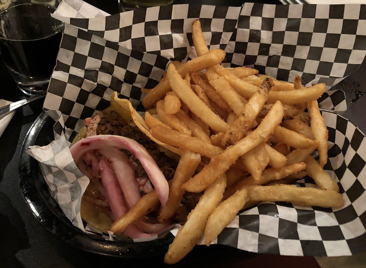 bulgogi taco with fries