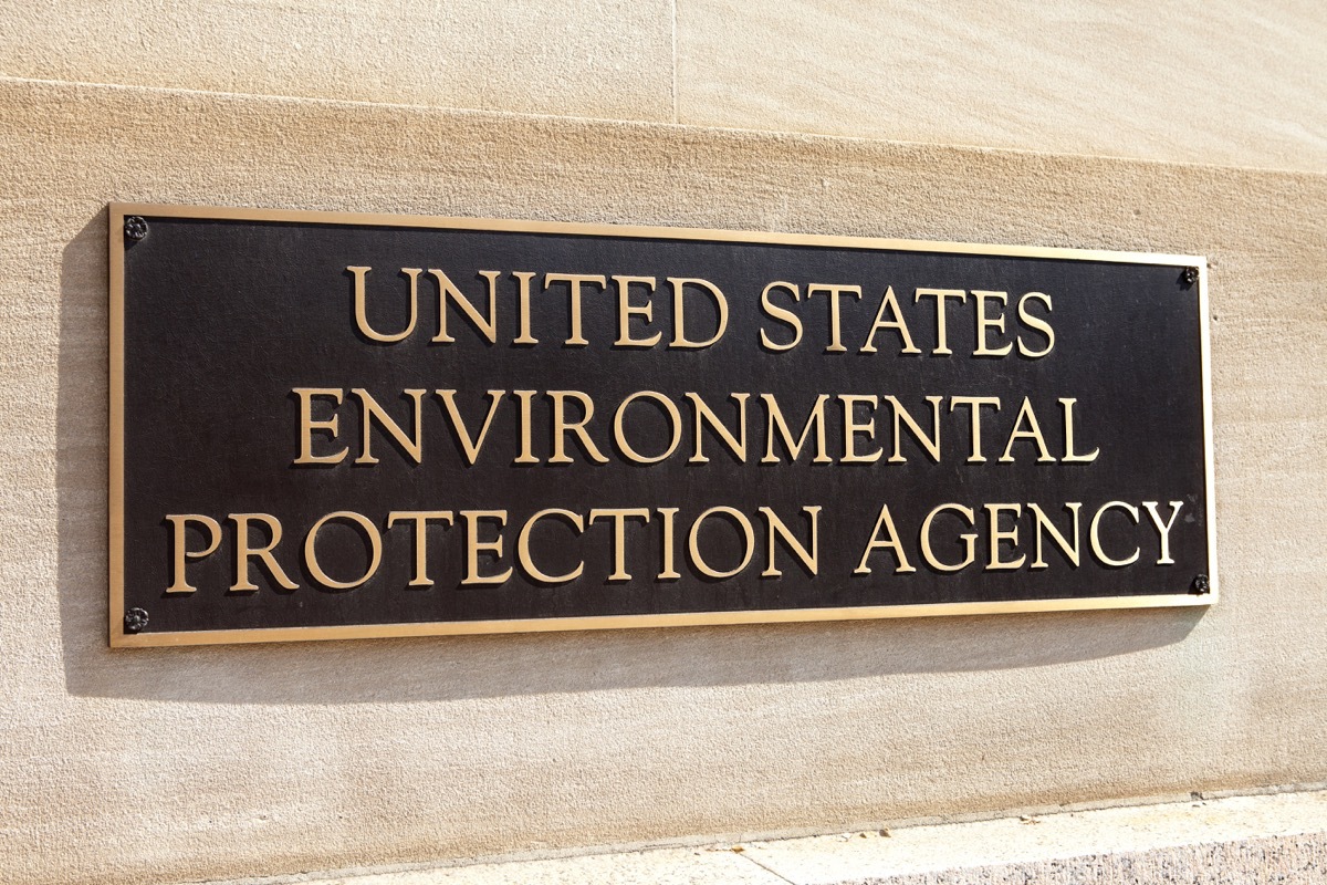 environment protection agency sign, state fact about ohio