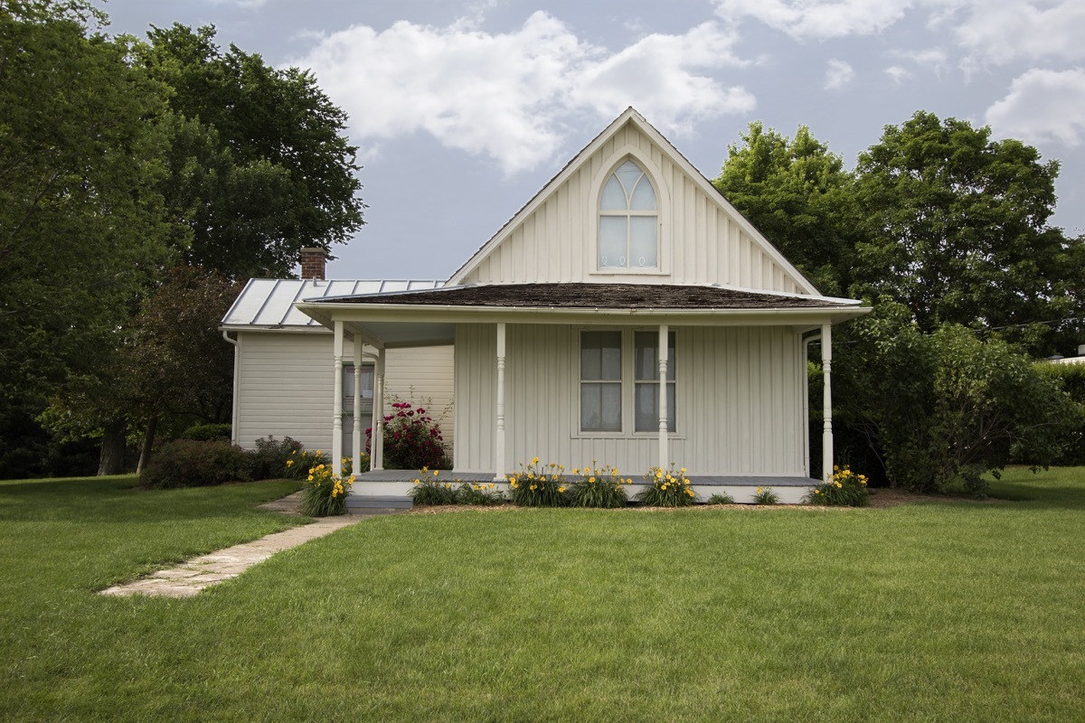 american gothic house, iowa, famous state photos