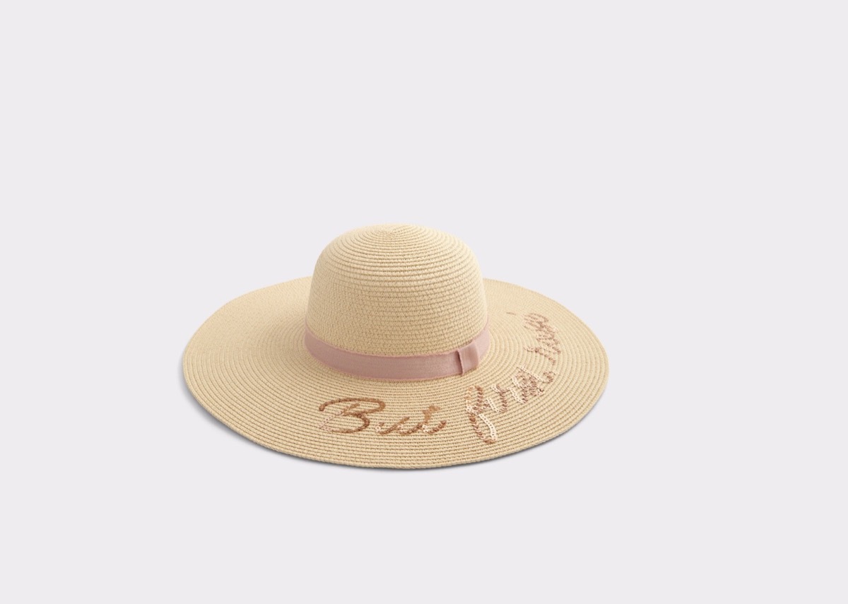 straw hat with 