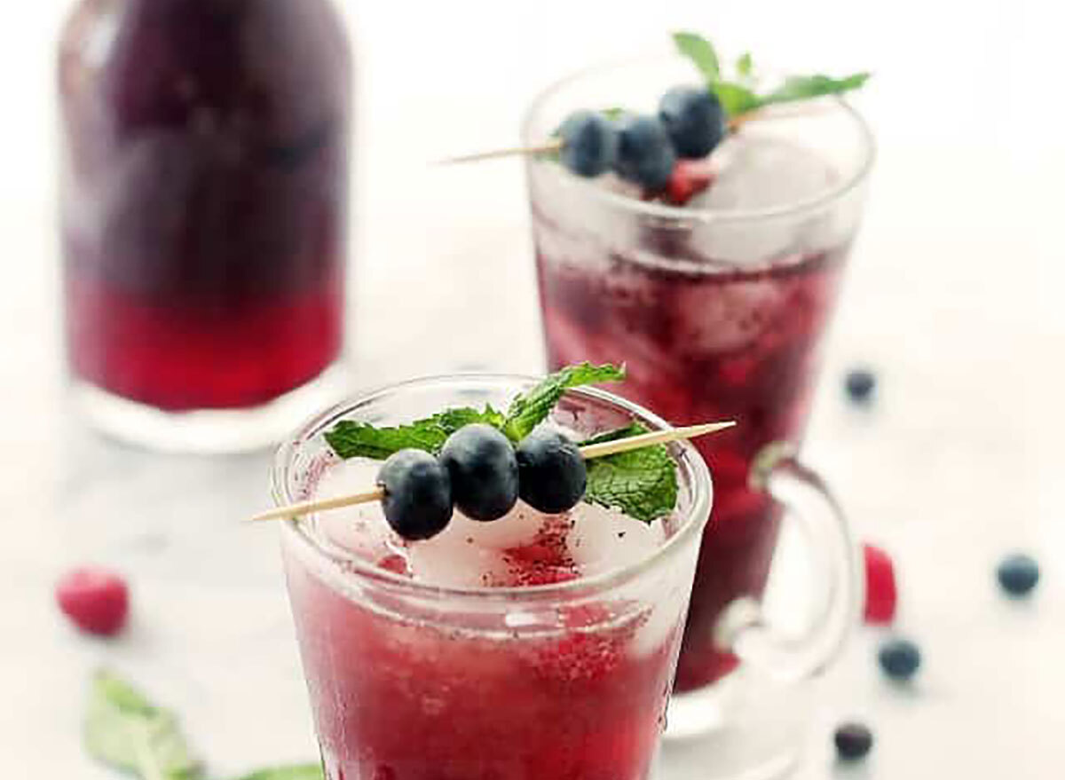 blueberry agua fresca