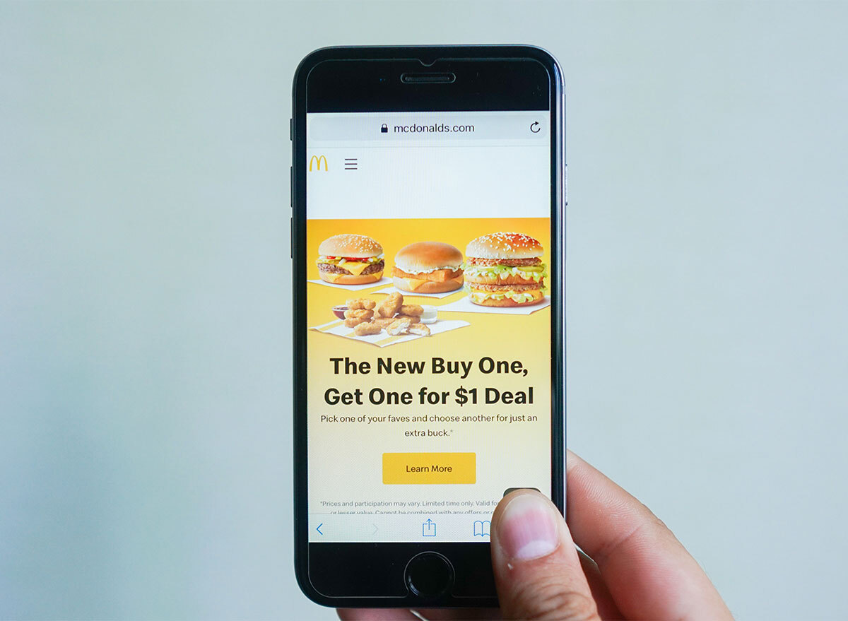 mcdonalds phone app deal