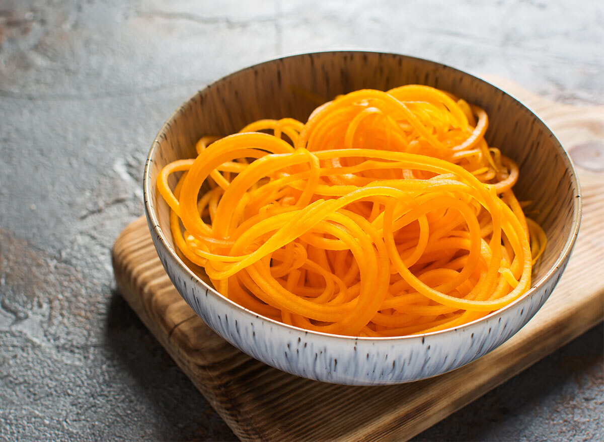 spiralized butternut squash