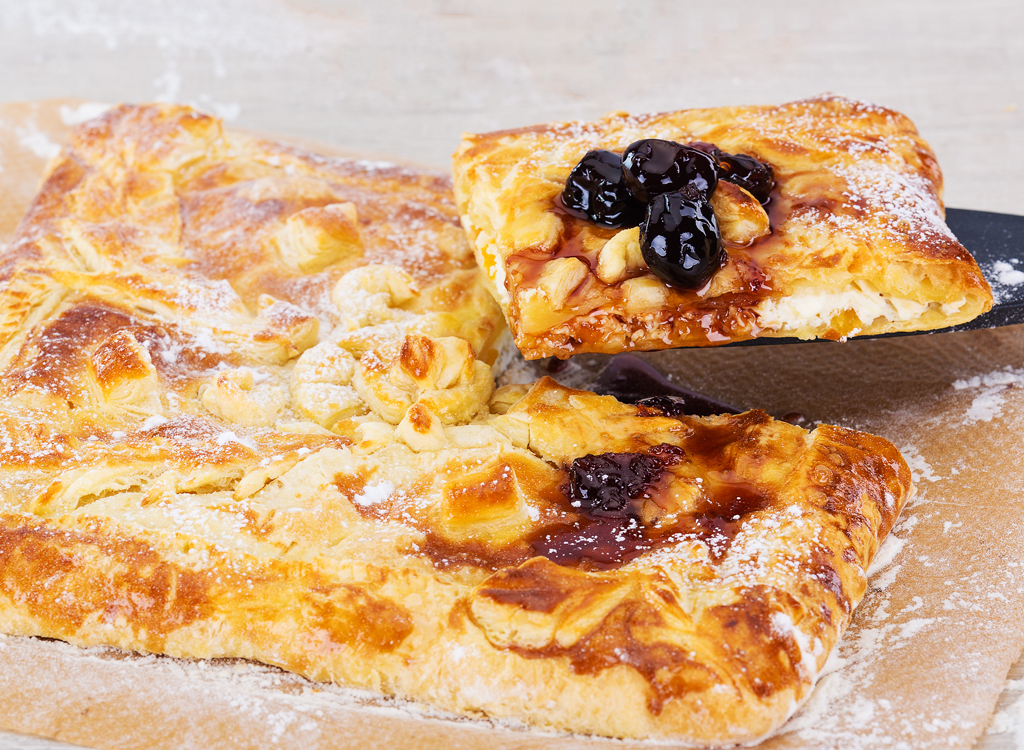 recipes with pizza dough fruit and cheese bake