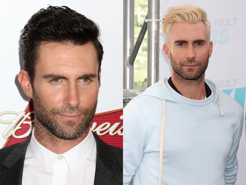 Adam Levine, Maroon 5, platinum blonde