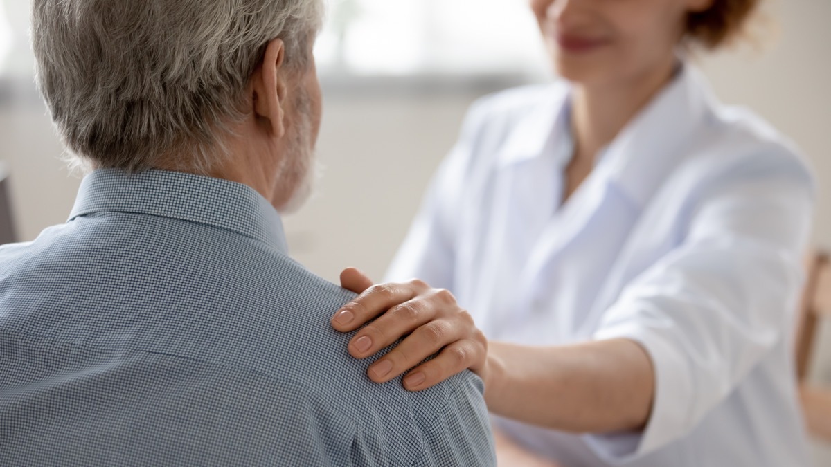 Woman Comforting Other Person