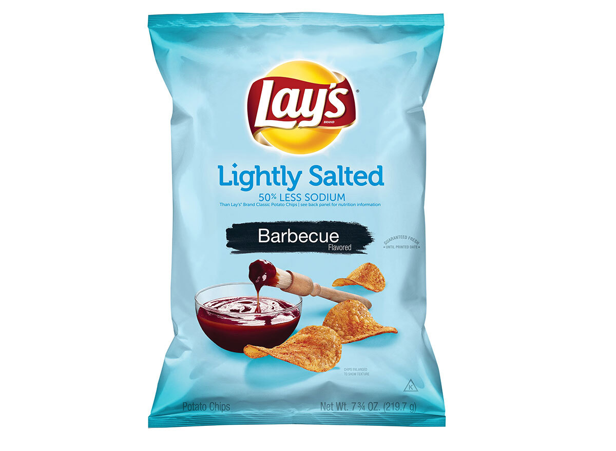 lays lightly salted barbecue