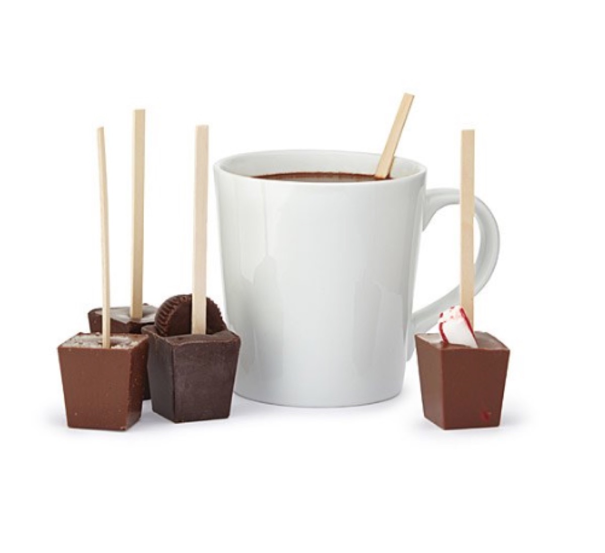 hot chocolate on a stick