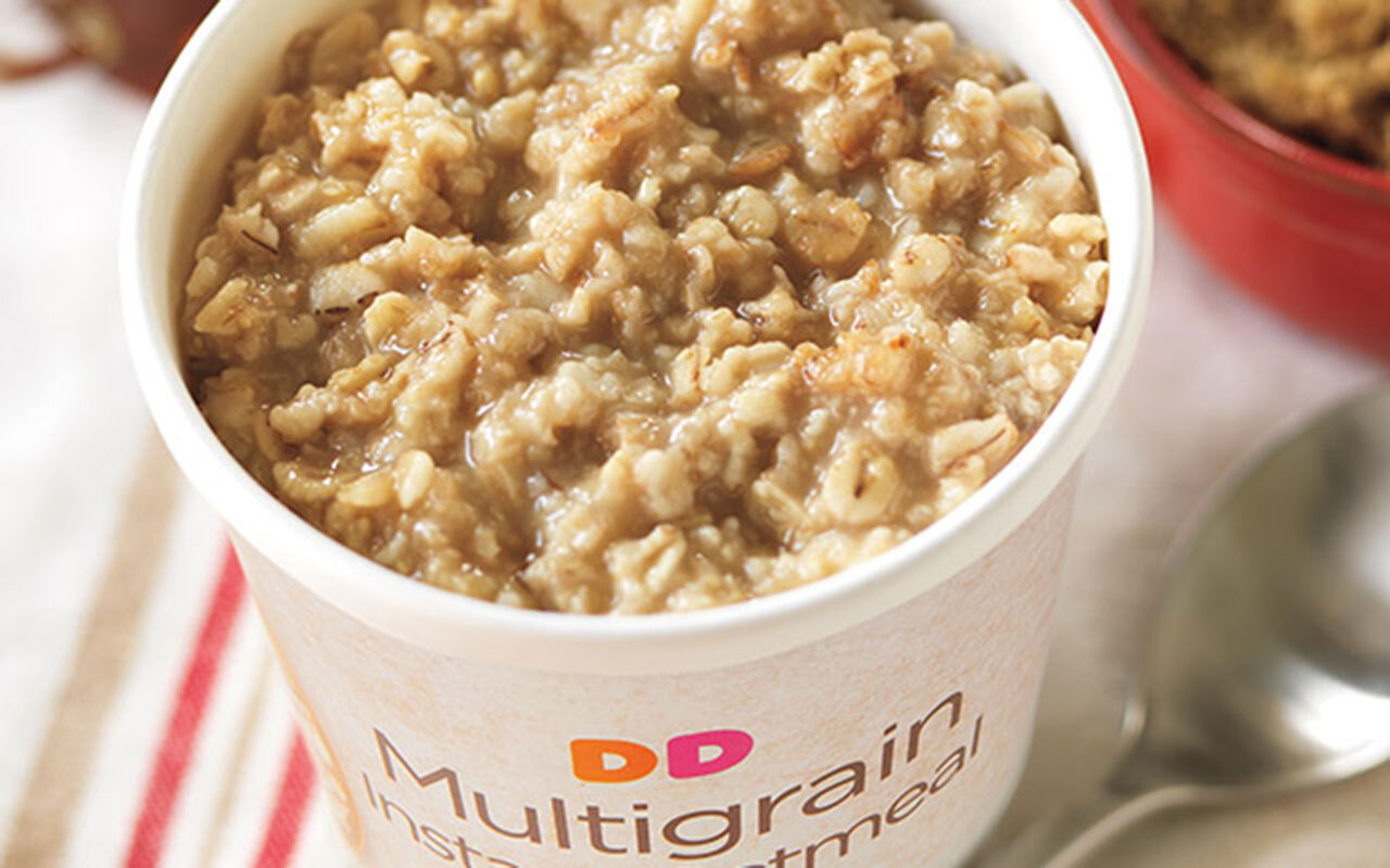 dunkin oatmeal cup