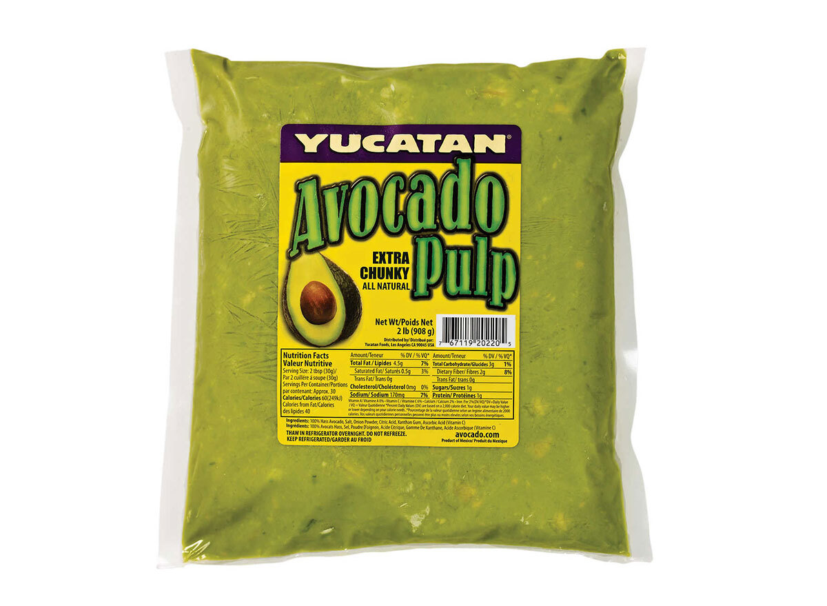 tucatan avocado pulp