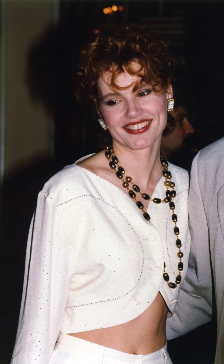 geena davis, 1990, vintage red carpet photos