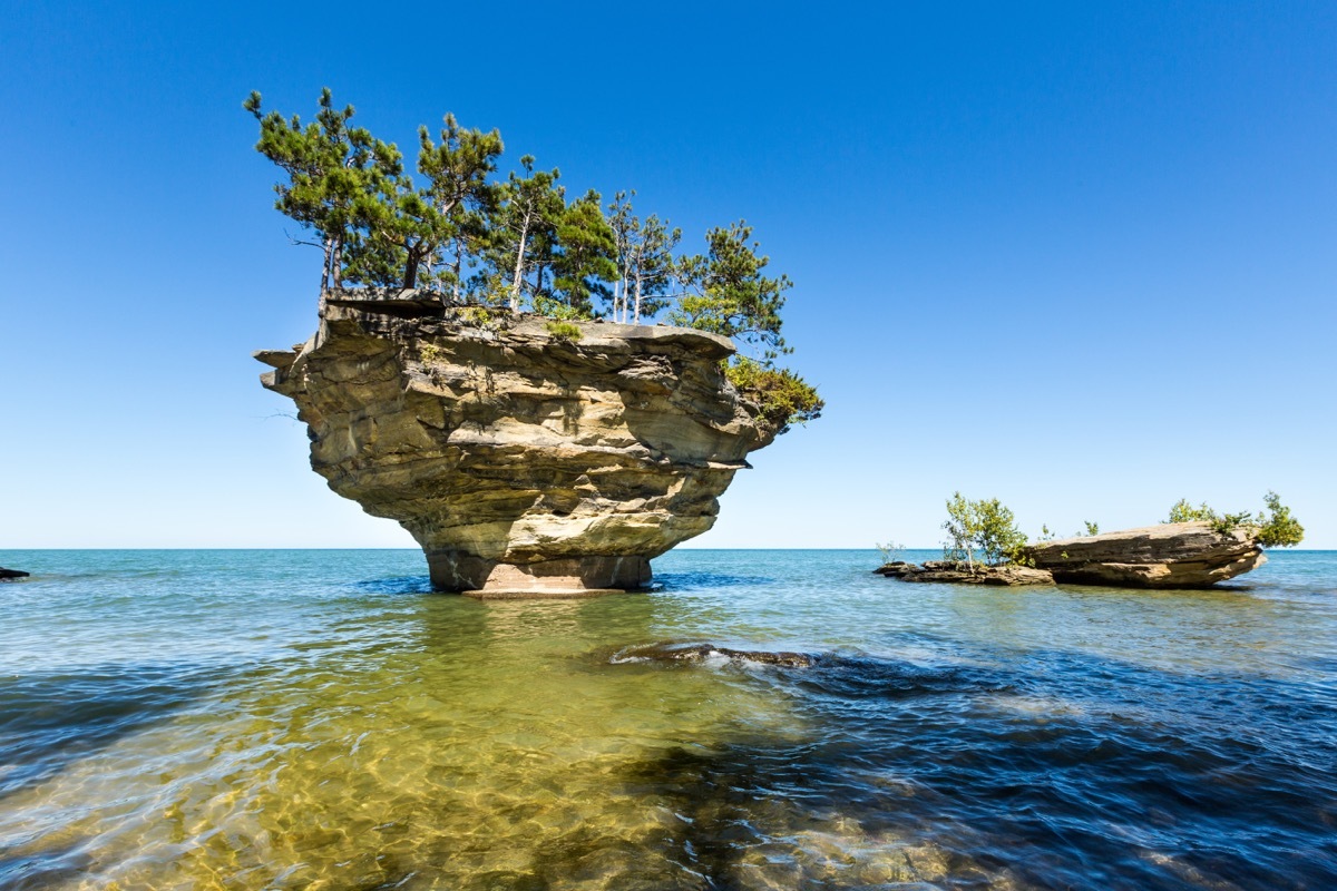 Turnip Rock, Port Austin, Michigan