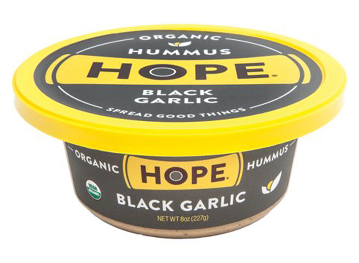 Hope black garlic hummus