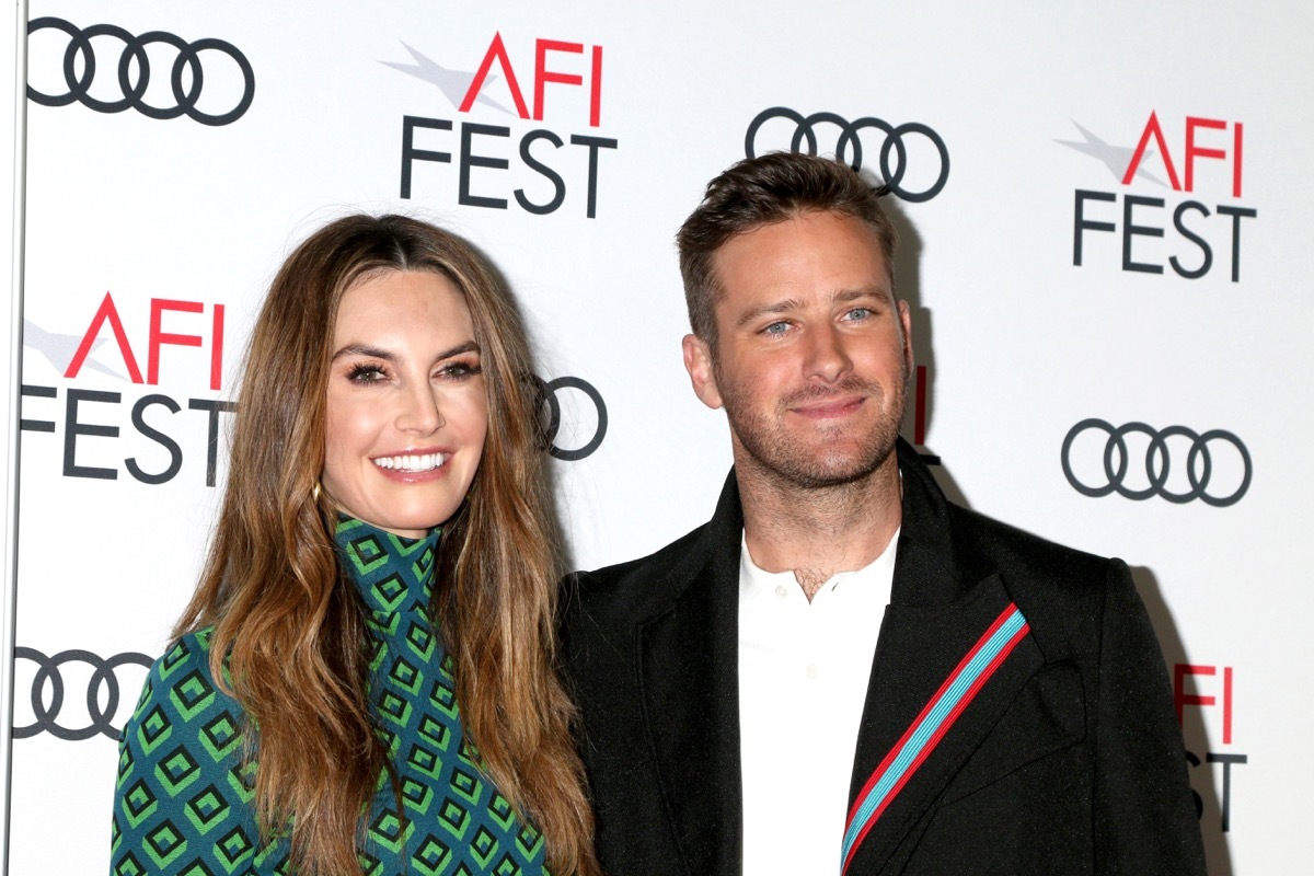 Armie Hammer and Elizabeth Chambers