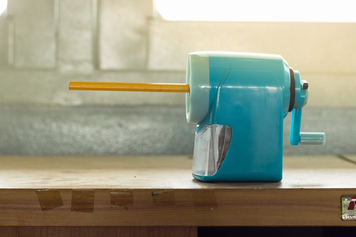 hand operated pencil sharpener