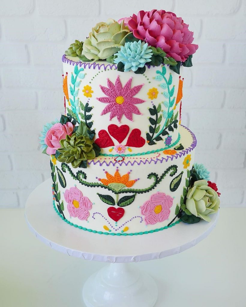 Embroidery Cakes by Leslie Vigil Will Bring You joy #3 | HerBeauty