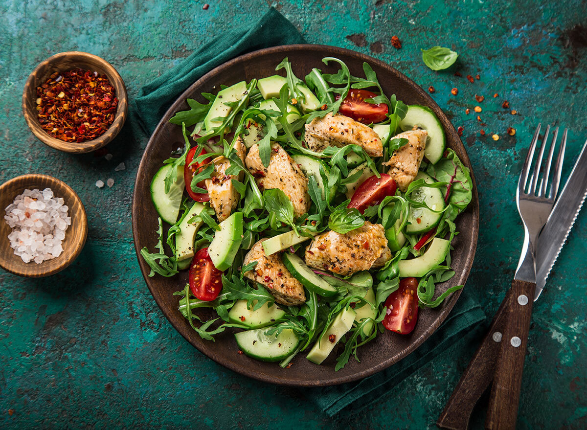 chicken avocado salad