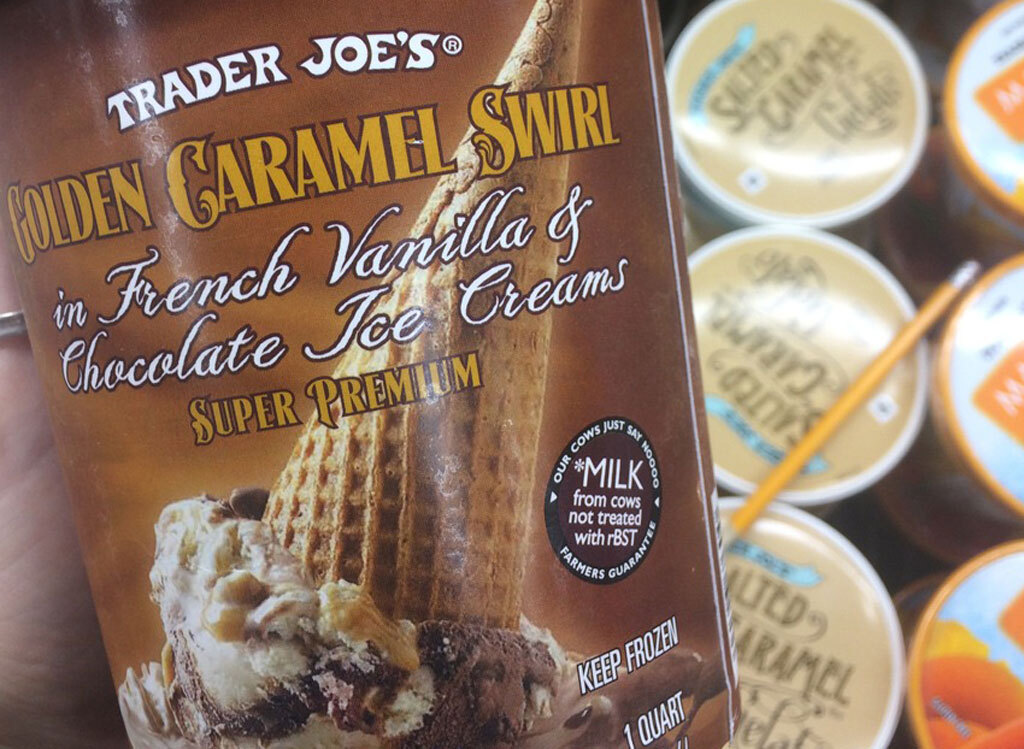 trader joes golden caramel swirl ice cream