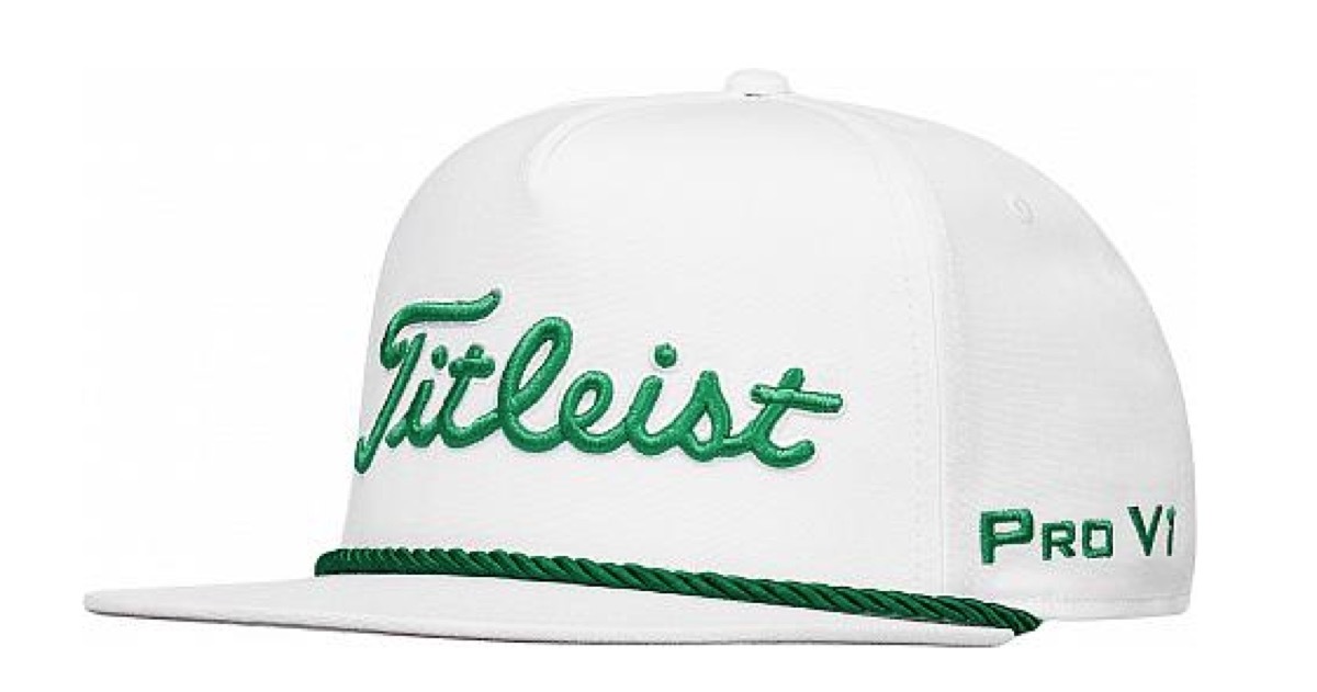 golf hat - Titleist Tour Rope Flat Bill Snapback Adjustable Golf Hats