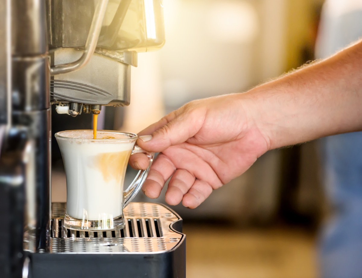 Self-serve coffee machine