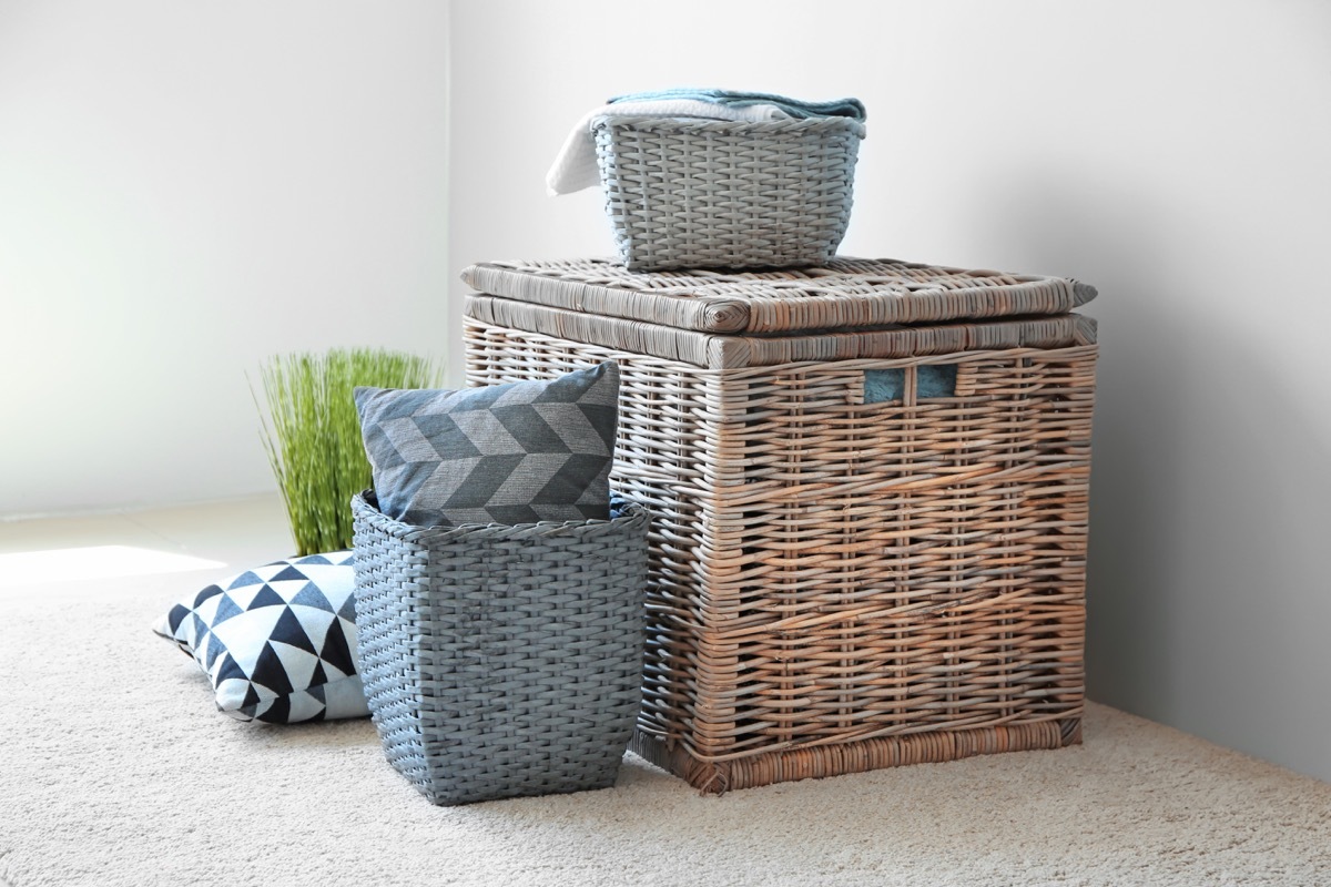 Wicker bins