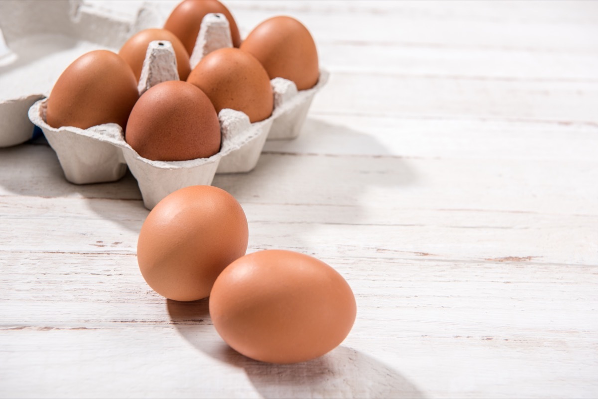 Eggs on a Counter