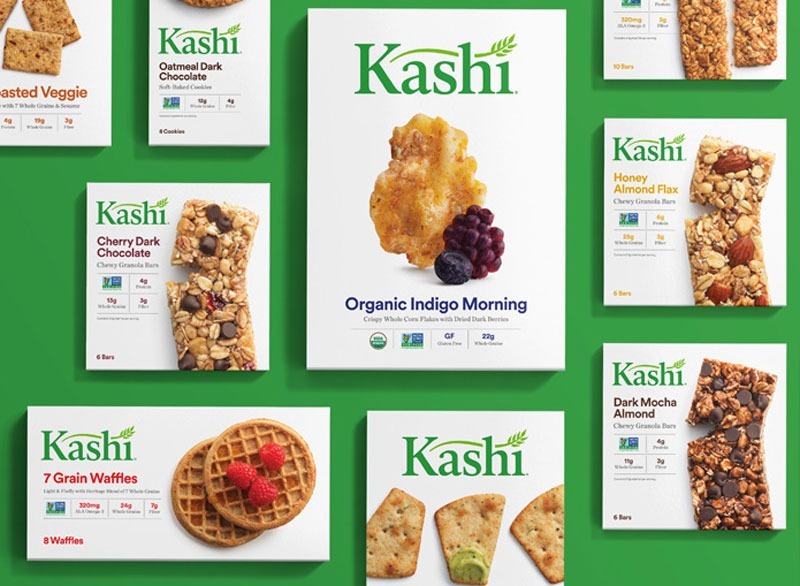 Assortment of Kashi products