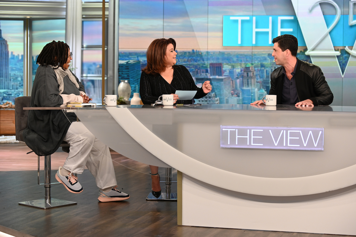 Whoopi Goldberg, Ana Navarro, and Josh Peck on 