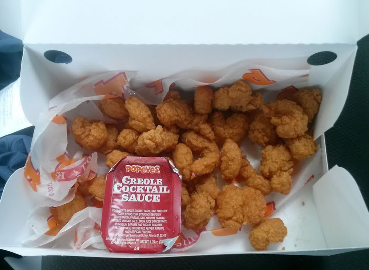 popeyes popcorn shrimp meal